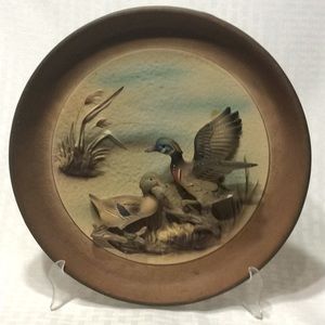 Vintage Duck Mallard 🦆 Wall Hanging 3-D Plate.